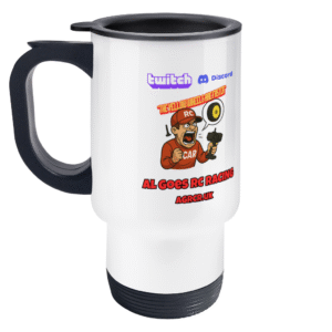 Travel Mug Yellow Wheels Drinkware